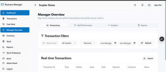 Enterprise Multi-Tenant SaaS Platform for Modern Business Operations. Comprehensive inventory (with batch/expiry tracking & auto-reorders), POS with receipt generation, CRM customer profiles, professional invoicing/billing, and real-time financial report